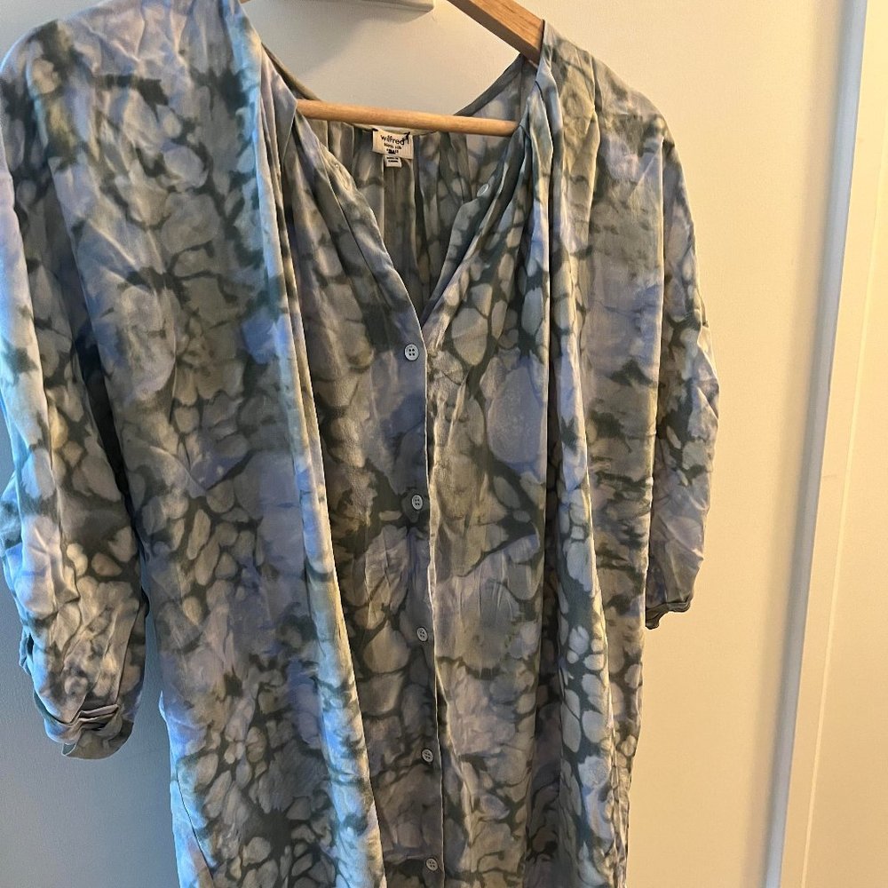 Wilfred Silk Tie Dye Dress Size Small